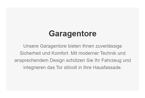 Garagentore für  Bidingen
