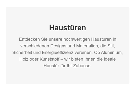 Haustueren 
