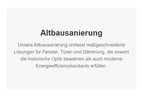 Altbausanierung für  Adelshofen