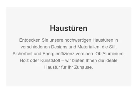 Haustueren für  Adelshofen