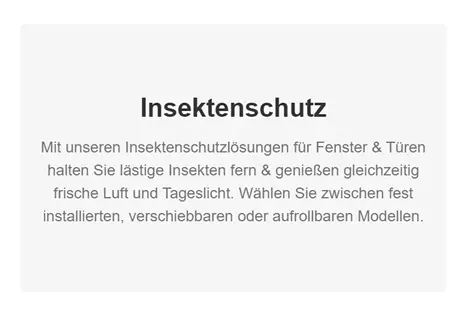 Insektenschutz in  Adelshofen